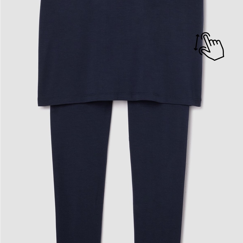 Eileen Fisher Black Leggings petite medium